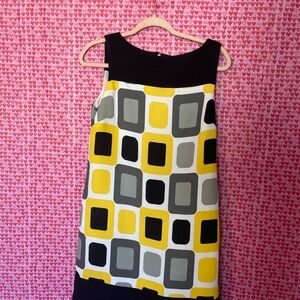 Geometric Sleeveless Dress